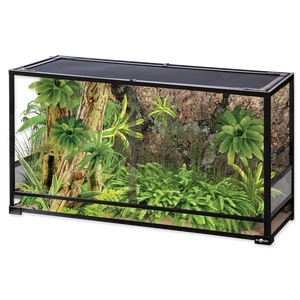 REPTI PLANET sulankstomas stiklinis terariumas, stumdomos durelės 120x45x60cm