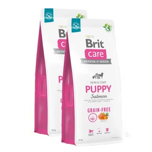 BRIT CARE Dog Grain-free Puppy Salmon 2x12kg