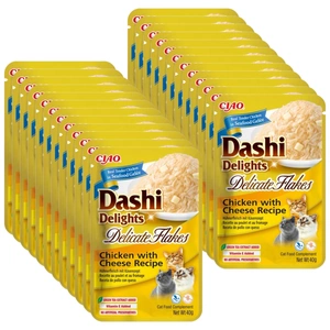 INABA Dashi Delights Delikatesinių dribsnių vištienos su sūriu receptas 24x40g