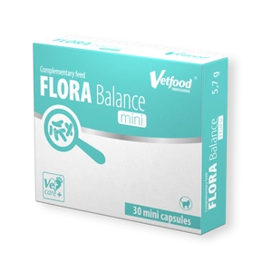 VETFOOD FLORA Balance mini 30 kapsulių