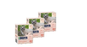 BOZITA Cat Lašiša padaže 3x370g