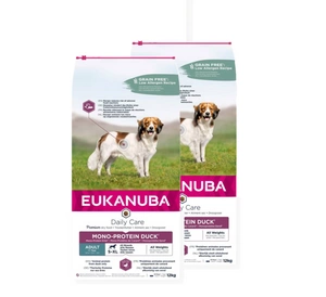 EUKANUBA-Adult Daily Care Mono-Protein duck - 2x12kg