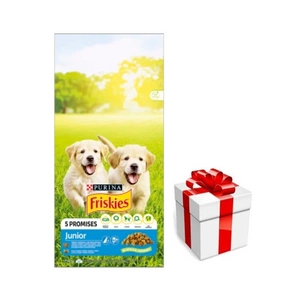 PURINA Friskies Junior 8kg + Staigmena Šunui