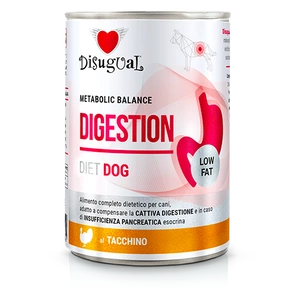 Disugual Veterinarinis drėgnas šunų maistas DIGESTION kalakutas (suaugusiems) 400g