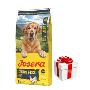 JOSERA Medi/Maxi Chicken & Rice 12,5kg + Staigmena Šunui
