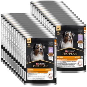 PRO PLAN Everyday Nutrition suaugusių šunų ėdalas su kalakutiena drebučiuose 24x400g