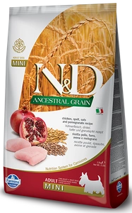 Farmina N&amp;D Ancestral Grain canine CHICKEN &amp; POMEGRANATE ADULT MINI 7kg