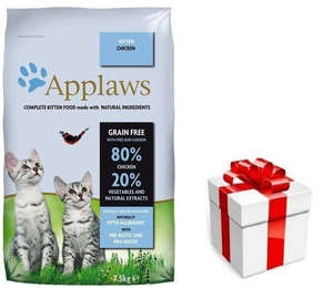 Applaws Kitten Chicken sausas kačiukų maistas 7,5kg + STAIGMENA KATEI