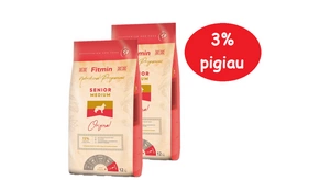 FITMIN Medium Senior 2x12kg 3% PIGIAU