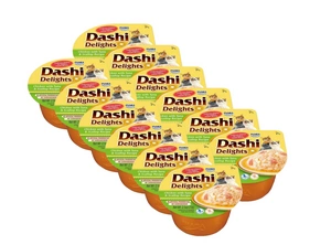 Inaba DASHI papildomas kačių ėdalas - vištienos ir tuno skonio sultinys 12x70 g