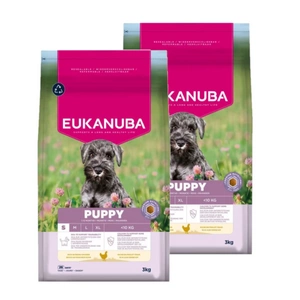 EUKANUBA Growing Puppy Small Breed 2x3kg vištienos