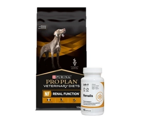 PURINA Veterinary PVD NF Renal Function 12kg + LAB-V Renalis  45 kapsulėsj