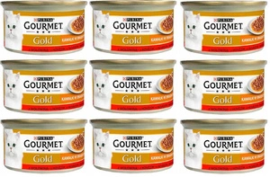 Purina Gourmet Gold Sauce Delight su jautiena 9x85g