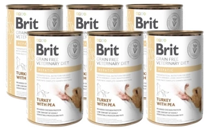 BRIT GF Veterinary Diets Dog Hepatic 6x400g - drėgnas maistas šunims