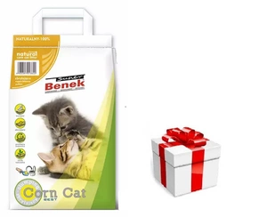 SUPER BENEK Kukurūzų kvapo kraikas natūralus 7L + STAIGMENA KATEI