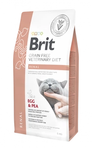 Brit gf veterinarinė dieta katėms Renal 400g