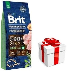 BRIT Premium By Nature Junior XL 15kg + STAIGMENA ŠUNUI