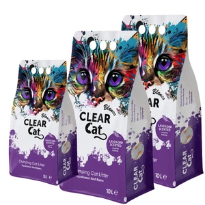 Clear Cat Blanco Lavender bentonitinis kraikas 25l