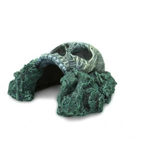 Terra Natura kaukolės slėptuvė terariumo dekoravimui. 16 cm