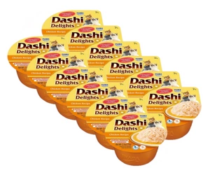 Inaba DASHI papildomas kačių maistas - vištienos skonio sultinys 12x70 g