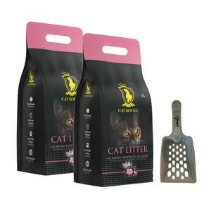 Cat Royale Baby Powder bentonito kraikas 2x5l + Nemokamas šiukšlių semtuvėlis
