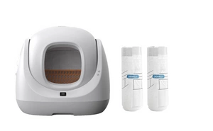 Cat Link - išmanioji savaime išsivalanti kačių kraiko dėžė "Catlink BayMax Lite + CAT LINK-Waste maišai „Catlink Baymax“ kraiko dėžei 2 vnt.