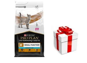 PRO PLAN Veterinary Diets NF AC Renal Function AdvCare sausas kačių maistas 5kg + STAIGMENA KATEI