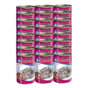 Super Benek CAT be grūdų gabaliukai su triušiena padaže 24x415 g