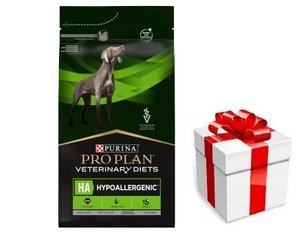 PRO PLAN Veterinary Diets HA hipoalerginis sausas maistas šunims 3kg + STAIGMENA ŠUNUI