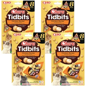 INABA Cat Churu Tidbits - vištiena 4x(8x12g)