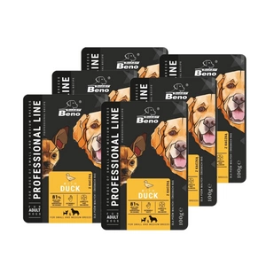 SUPER BENO Suaugusių mažų ir vidutinių veislių šunų paketėlis su antiena 6x100g