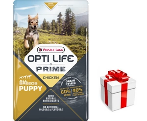 VERSELE-LAGA Opti Life Prime Puppy 2,5 kg  + STAIGMENA ŠUNUI