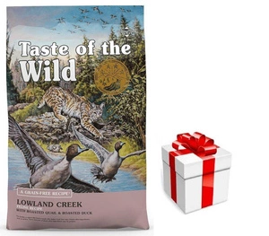 TASTE OF THE WILD Lowland Creek Cat 2kg + STAIGMENA KATEI