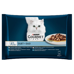 GOURMET Perle suaugusių kačių maistas Meat Duet 4x85g