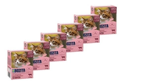 BOZITA Cat Kapota jautiena drebučiuose 6x370g