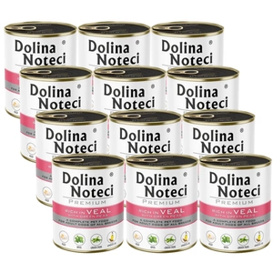 Dolina Noteci PREMIUM su veršiena ir žaliaisiais žirneliais 12x800g