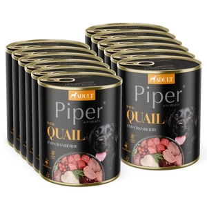 DOLINA NOTECI Piper šunims su putpele ir spanguolėmis 12x800g