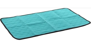 Flamingo daugkartinio naudojimo šuniuko pagalvėlė žalia M