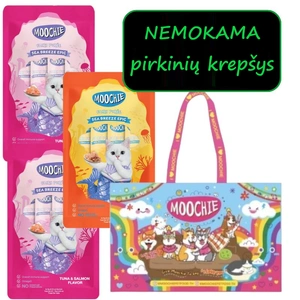 MOOCHIE Fairy Puree 3x(5×15g) kačių skanėstai + nemokama pirkinių krepšys