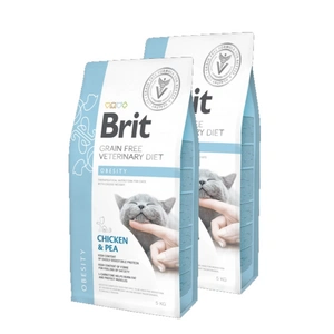 Brit gf veterinary diets cat Obesity 2x2kg