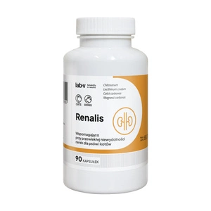 LAB-V Renalis - Pagalba šunims ir katėms esant lėtiniam inkstų nepakankamumui 90 kapsulių