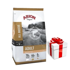 Arion Original Grain-Free Adult Salmon & Potato 12 kg + Staigmena Šunui