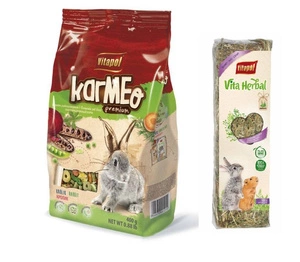 VITAPOL PAŠARAS TRIUŠIAMS 400G + VITAPOL Šienas graužikams 500g