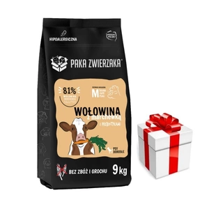 Paka Zwierzaka - Septintas dangus - Jautiena ir morkos M 9kg + Staigmena Šunui