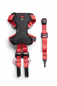 ZOLUX TRAVEL SAFE M šunų petnešos raudonos spalvos