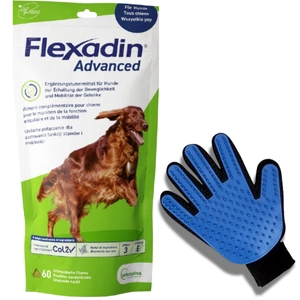 VETOQUINOL Flexadin Advanced 60 kąsnių + nemokama priežiūros pirštinė