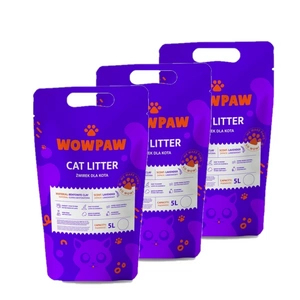 WOW PAW Bentonitinis kraikas katėms - levandų 3x5L