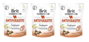 BRIT CARE DOG FUNCTIONAL SNACK ANTIPARASITIC 3x150g