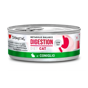 Disugual Veterinary drėgnas kačių ėdalas DIGESTION Rabbit (suaugusiems) 85g