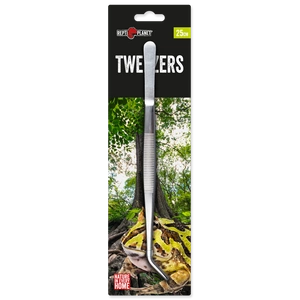 REPTI PLANET Nerūdijančio plieno pincetas 25 cm